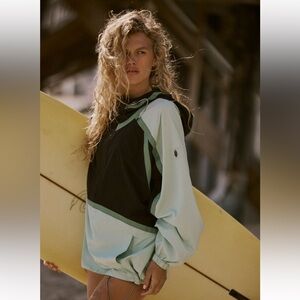Free People Care FP Like The Wind Colorblock Jacket
